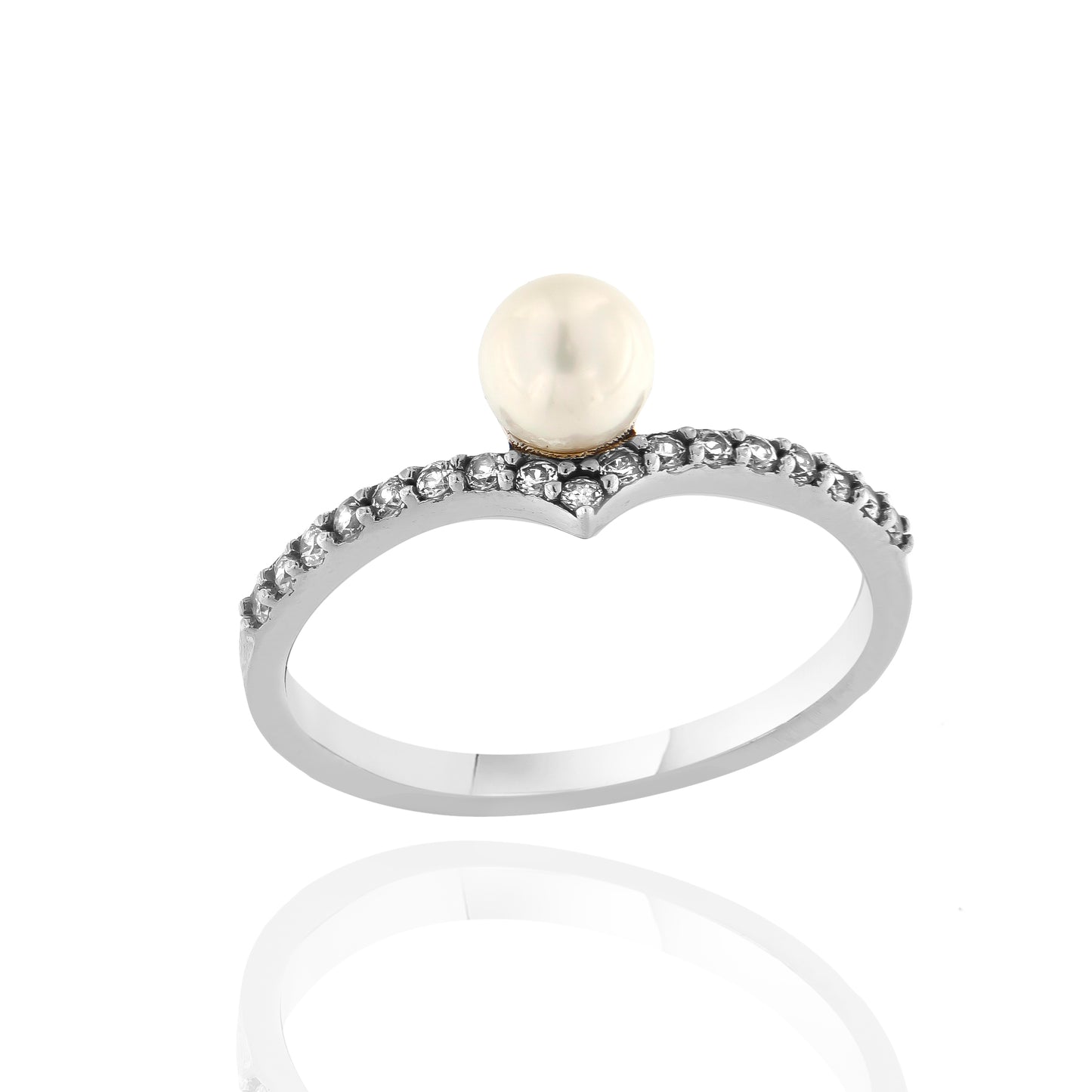 Δαχτυλίδι Σειρέ με Μαργαριτάρι