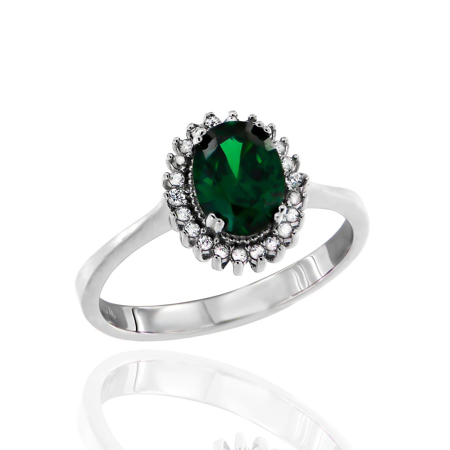 Δαχτυλίδι Ροζέτα Οβάλ