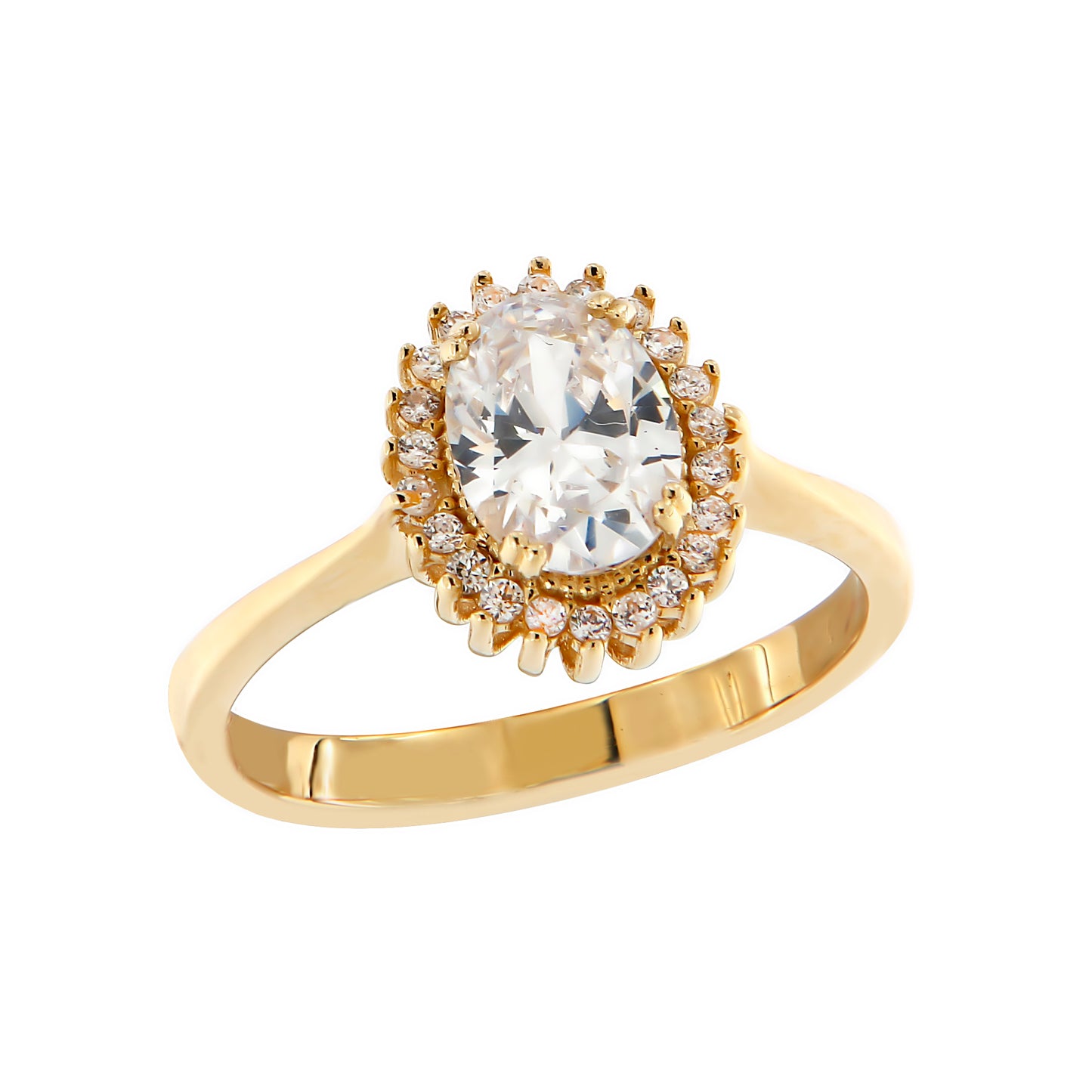 Δαχτυλίδι Ροζέτα Οβάλ