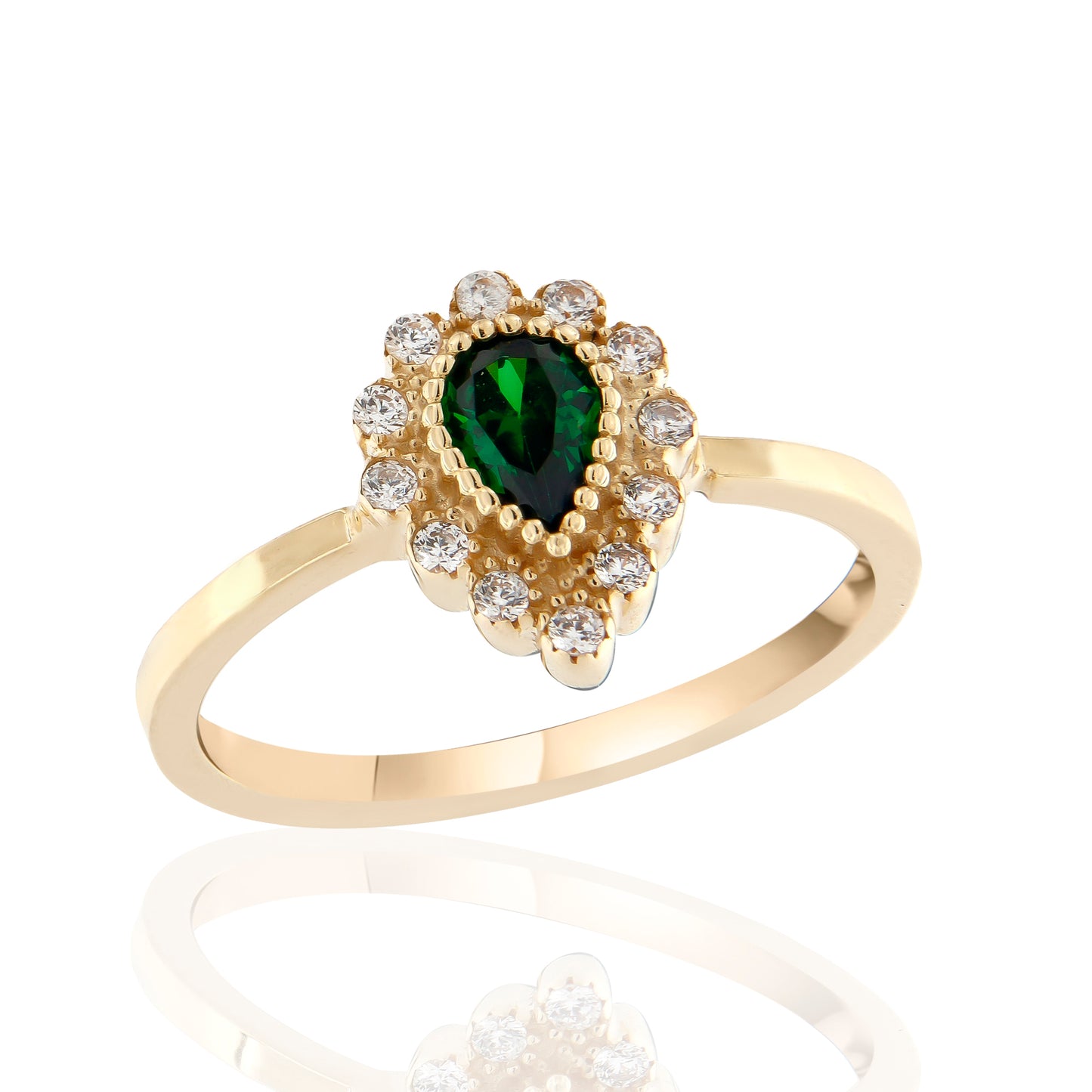 Δαχτυλίδι Vintage Δάκρυ