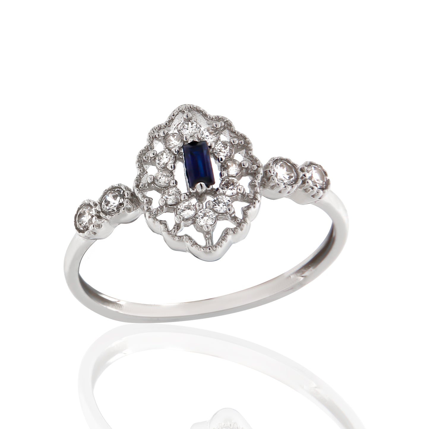 Δαχτυλίδι Vintage Δαντελωτή Μπαγιέτα