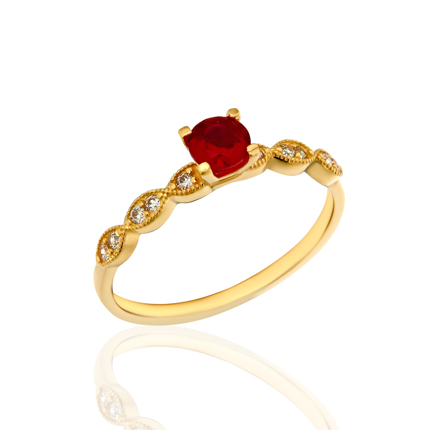 Δαχτυλίδι Μονόπετρο Vintage