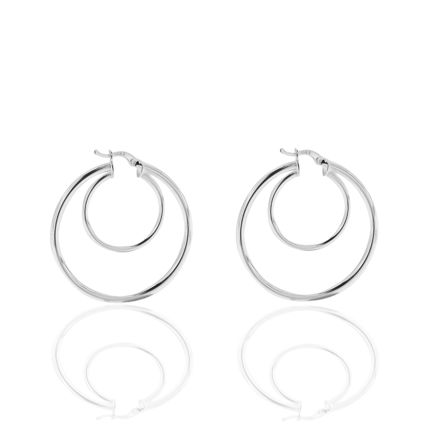 Σκουλαρίκια Διπλοί Κρίκοι