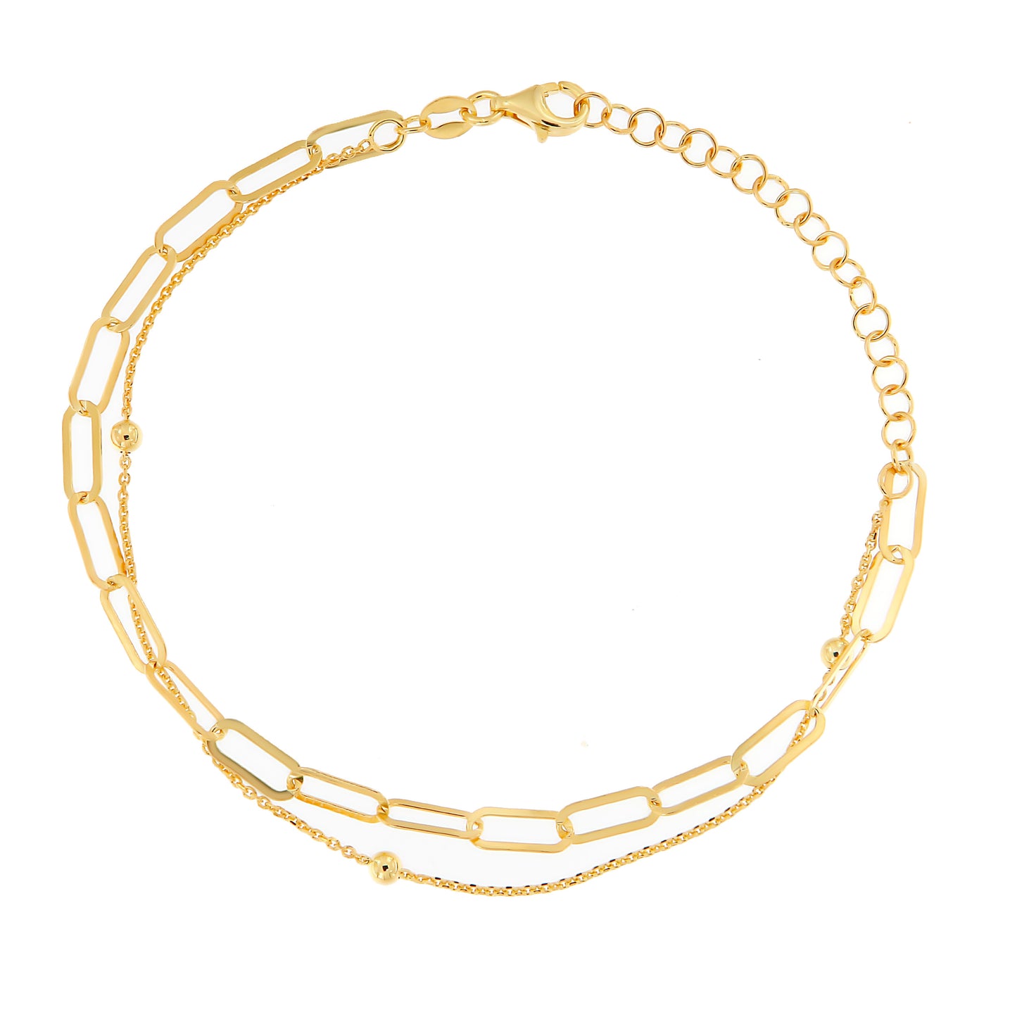 Βραχιόλι Διπλή Αλυσίδα